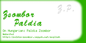 zsombor paldia business card